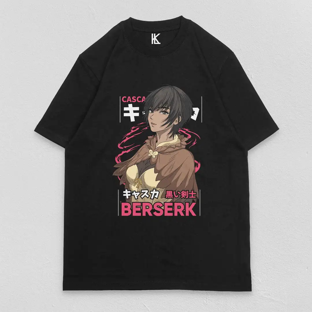 Casca  Berserk Manga Strip Guts Berserker Anime Tshirt T-Shirt Tee ALL SIZES Cotton