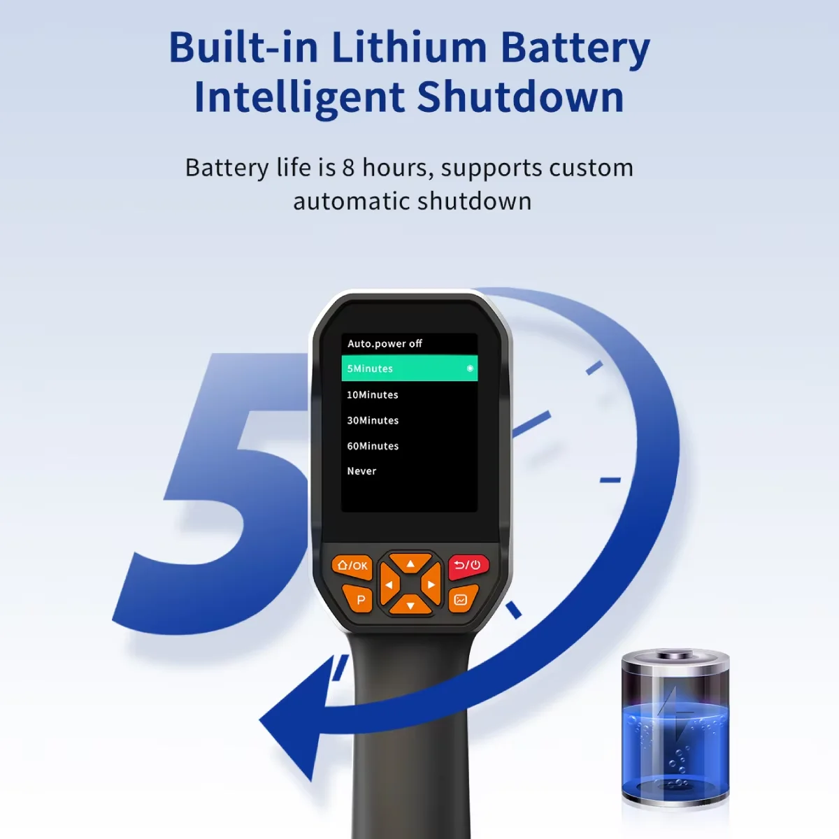 كاميرا TOOLTOP ET693B Super IR 300*225 للتصوير الحراري 120*90 مستشعر الأشعة تحت الحمراء-20 ~ 550 ℃   الكاميرا الحرارية للاختبار الكهربائي المنزلي