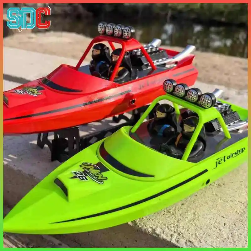 

2,4 ГГц TY725 RC TURBOJET PUMP, высокоскоростной реактивный лодка с дистанционным управлением, функция сигнализации низкого заряда батареи, игрушка для взрослых и детей в подарок