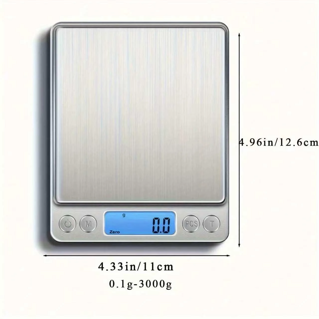 

High Precision Digital Kitchen Scale, with LCD Display, Portable Grams and Ounces for Baking, Jewelry, Coffee, Tare Function