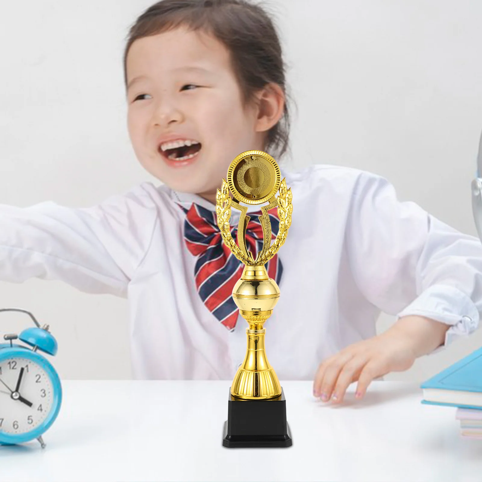 كأس الكأس الذهبية البلاستيكية 14.15 بوصة متعددة المشاهد الرياضة الرقص الموسيقى الشطرنج جائزة الجوائز المنافسة الفائزة الميداليات #4