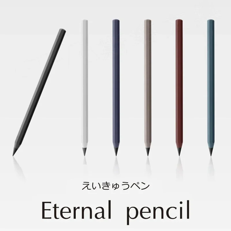 Metal Eternal Pen zonder inkt, magische potloden, nieuwe technologie, onbeperkt schrijven, schilderbenodigdheden, nieuwigheidsgeschenken, briefpapier