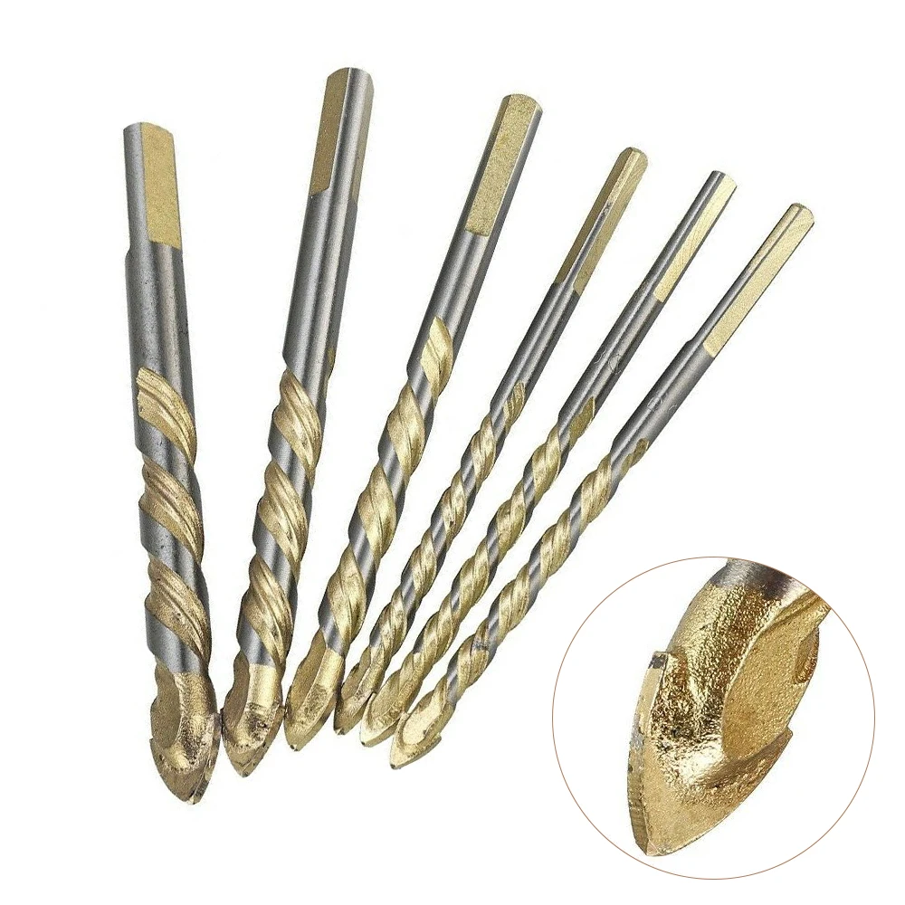 6x Multifunctional Drill Bit For Wall Ceramic Tile Porcelain Glass ? 6/8/10/12mm