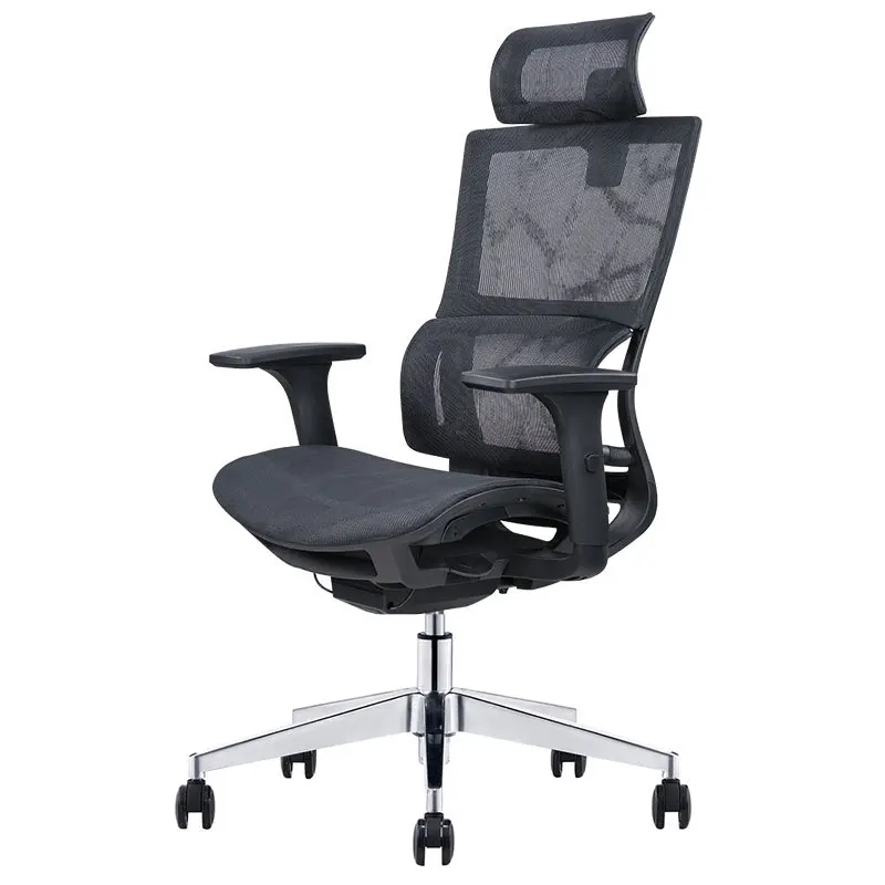 

High Back Adjustment Executive Ergonomic Office Chairs Luxury High Quality Office Swivel Fabric Swivel Chair with Headrest