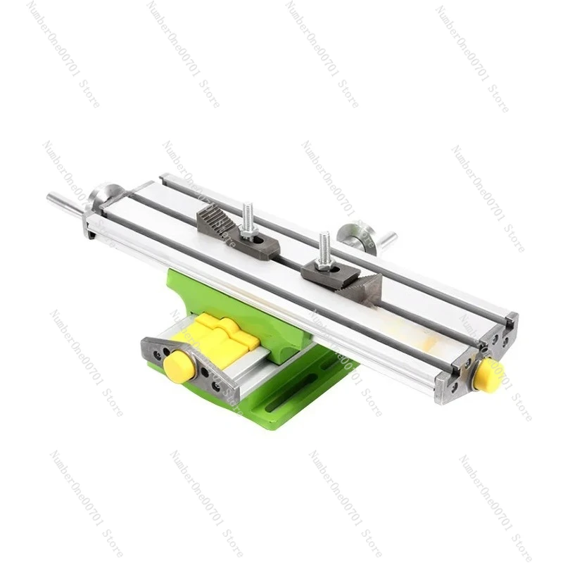 0528DIY home micro precision multi-function milling machine bench drill vise fixture table X Y axis adjustment