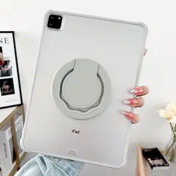 Rotate Bracket Transparent Hard Shell Case for Ipad Air 4 5 10.9inch 10th Generation 7/8/9 10.2 Pro11 2021 2022 Protective Shell