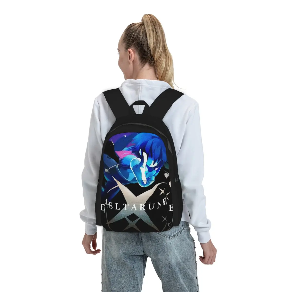 

Deltarune Backpack Boys Girls BookBag Kids School Bag Computer Shoulder Bags for Men Women