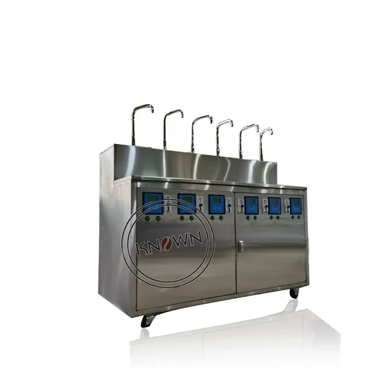 Hot salesWater Dispensers Liquid Filling Machine Hotel Hospital Water Vending Machine with 6 Outlets Freestanding