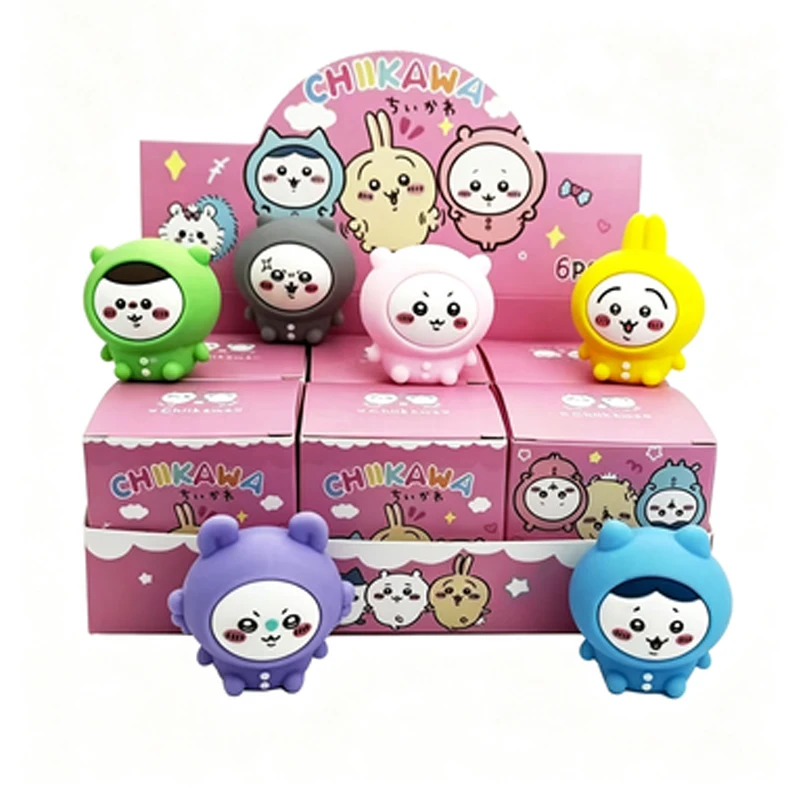 Figurines de la série Kawaii Chiikawa, boîte mystère, personnage d'anime, décoration, ornement, boîte mystère, jouets modèles, cadeau pour les fans, objets de collection