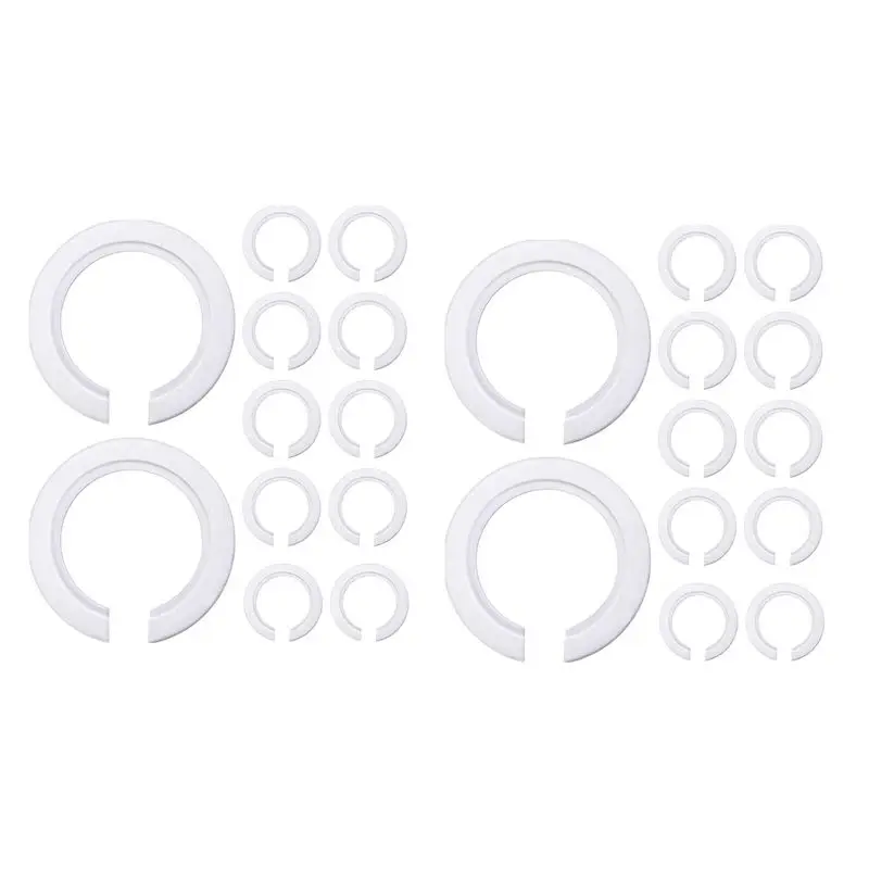 

A98E-24 шт. Переходники для патронов ламп, конвертер от E27 к E14, кольцевой редуктор для плафонов, для крепления винтовых плафонов к патронам.