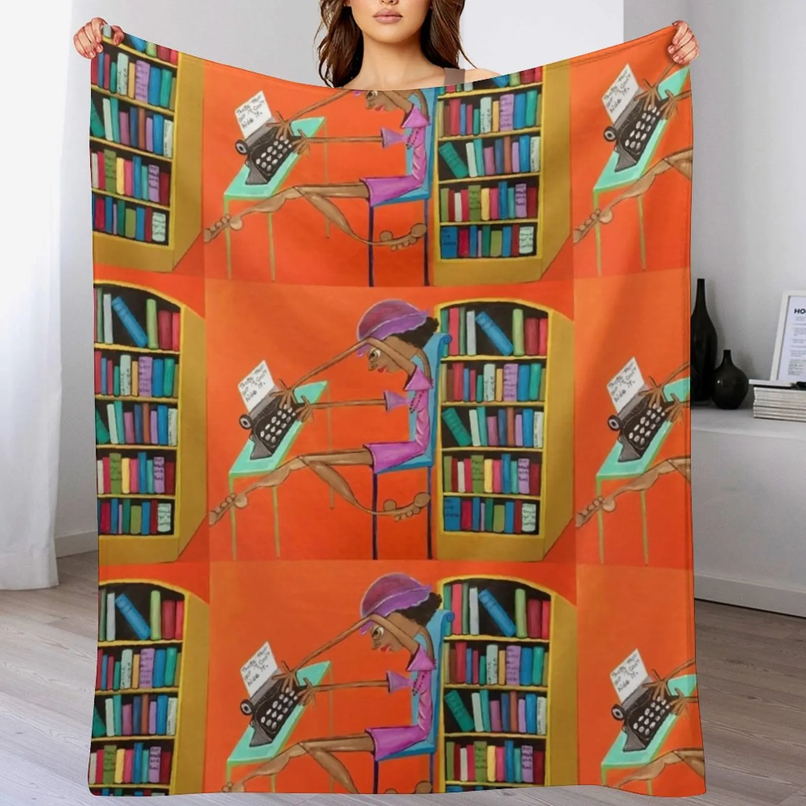 

zora neale hurston Throw Blanket Warm Picnic For Baby Shaggy Blankets