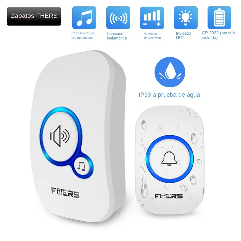 Timbre Fuers M557 timbre inalámbrico resistente