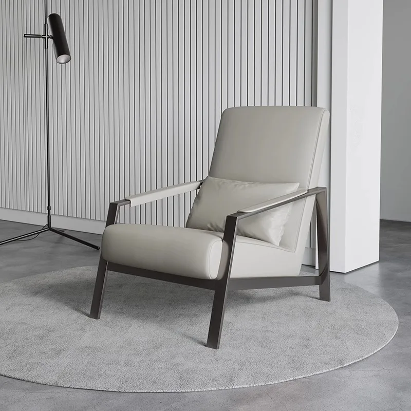 

Modern Luxury Living Room Single Sofas Chairs Accent Bedroom Living Room Leisure Lazy Recliner Leisure Arm Furniture Design
