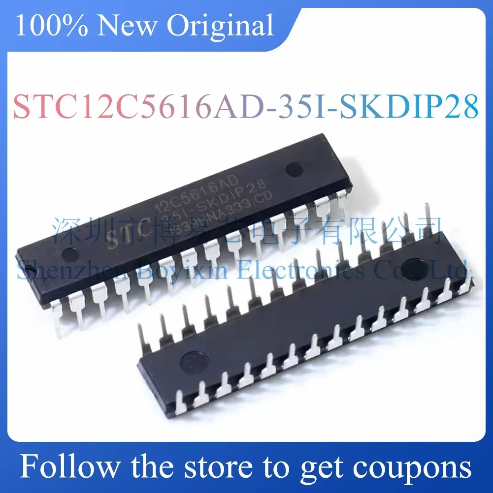 NEW STC12C5616AD-35I-SKDIP28 Original Product DIP-28