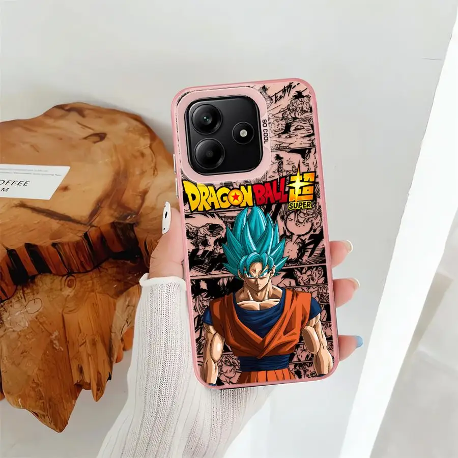 حافظة لهاتف شاومي ريدمي نوت 12s 14 Pro Plus 13 12 11 9s 10Lite 10s 11s غطاء هاتف خلفي من أنيمي D-ra-gon Ball Vegeta Go-ku #6