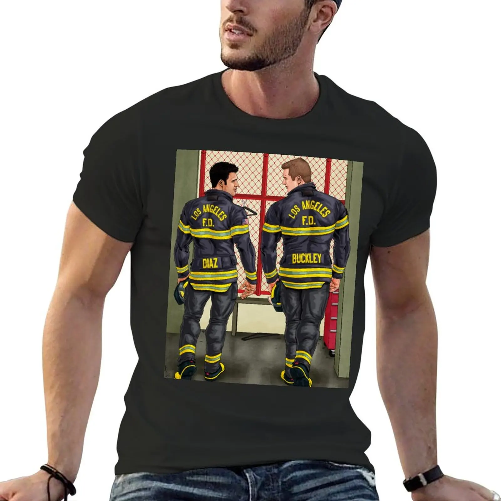 Buddie entering the station T-Shirt Blouse graphic tee shirt Aesthetic clothing custom shirt outfits for men