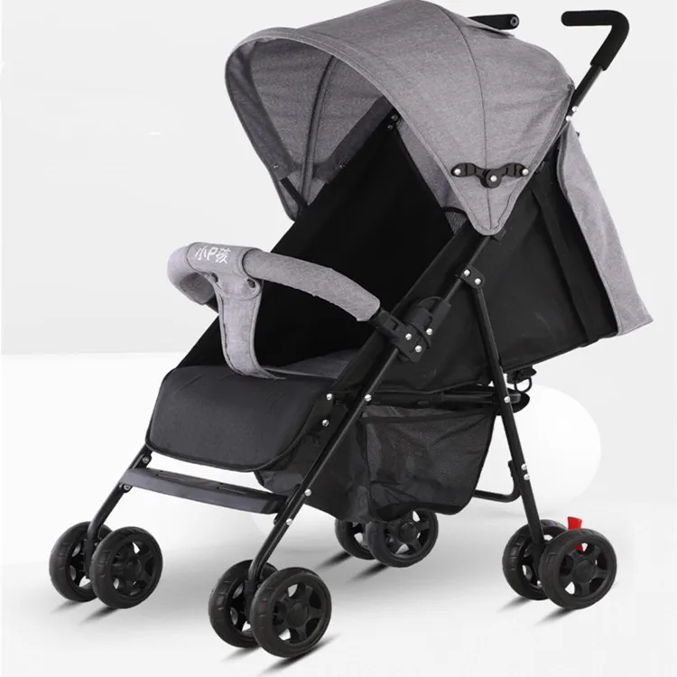 Lightweight Widening and Lengthening Stroller Can Sit and Lie Folding Stroller Four Seasons Universal Baby Stroller