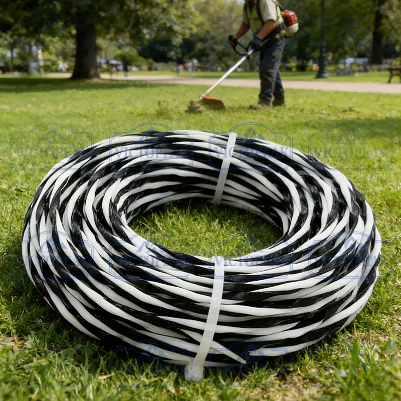 Gartenwerkzeug-Zubehör Freischneider-Zubehör Schneidseil Langlebige 3,0mm Trimmerleine für Überwucherte Gärten und Unkraut – Detail 1