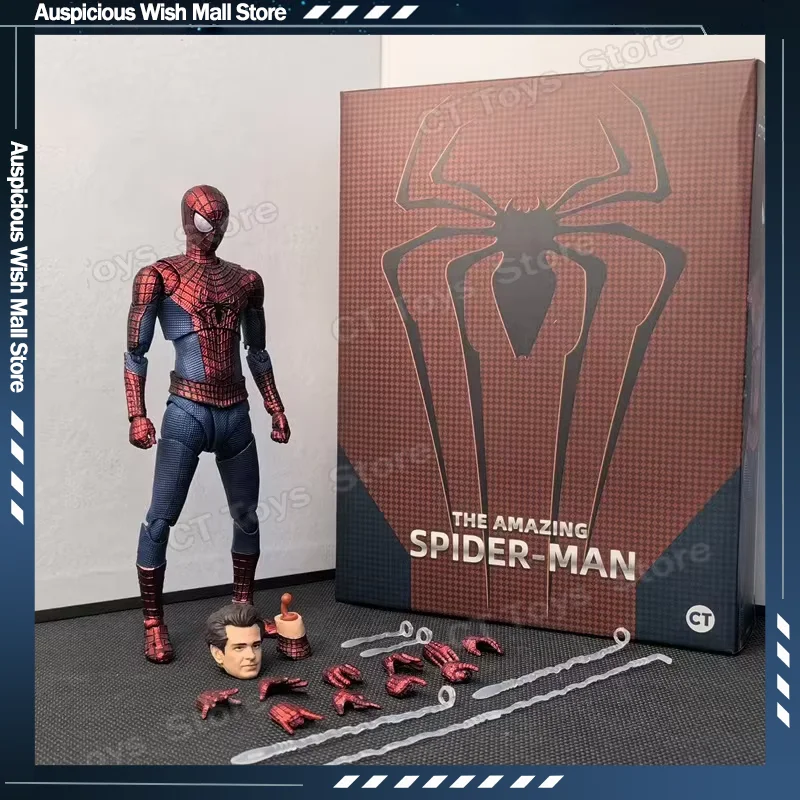 

Genuine Ct Toys The Amazing Spider-Man S.H.Figuarts Andrew Garfield Anime Figures Statue Model Collection Toys Gifts