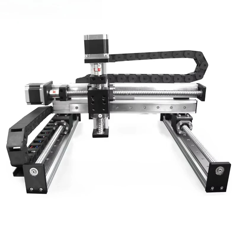 

Stroke 50-1000 mm ball screw linear motion module linear actuator gantry robot Xyz system Xy level 3 axis numerical control