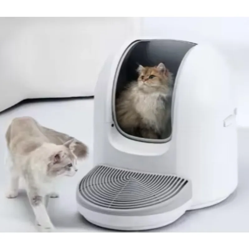 

Умный ящик для кошачьего туалета большой емкости 67 л, полностью закрытый автоматический самоочищающийся с контролем запаха