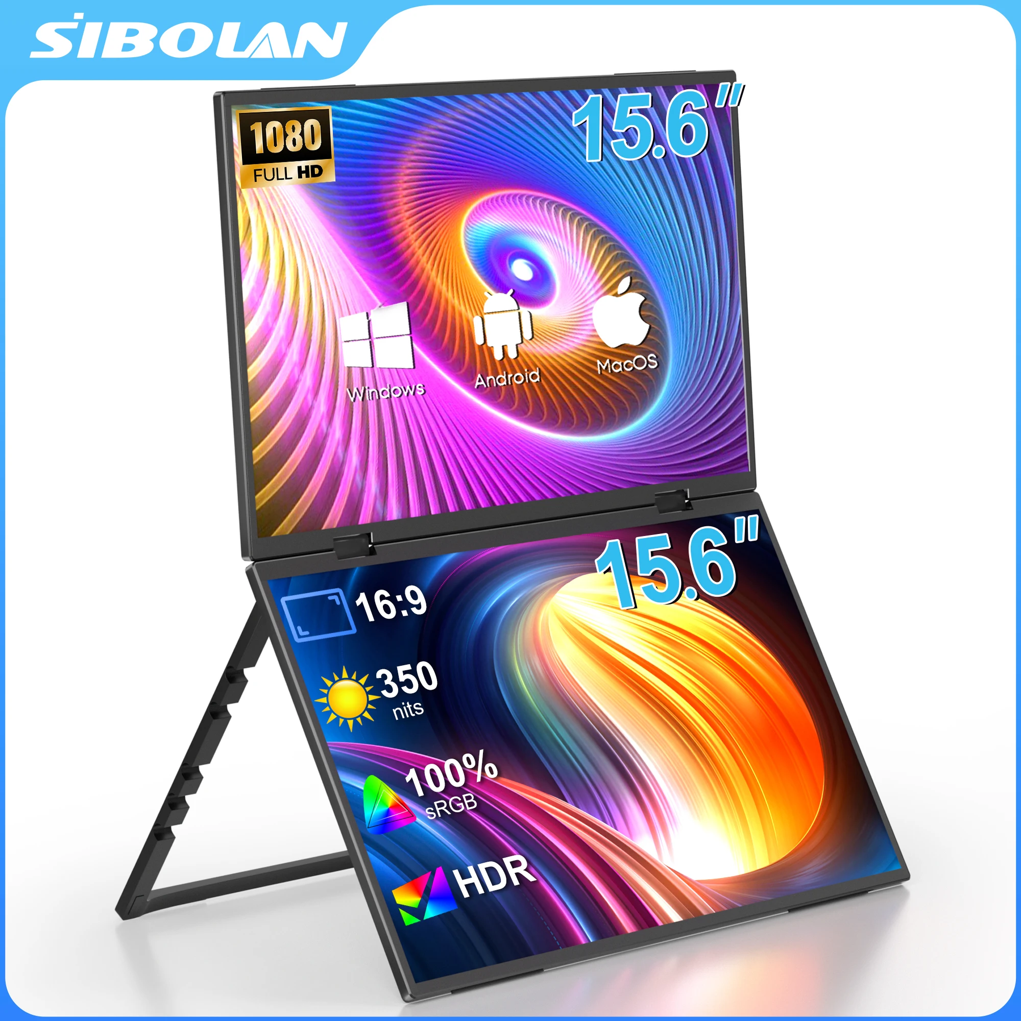 Sibolan 15.6" Dual …