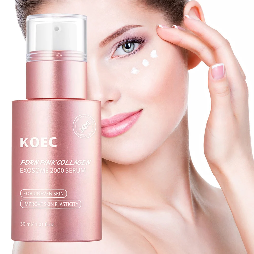 PDRN الوردي الكولاجين Exosome Shot Ampoule إصلاح مرونة الجلد ترطيب الجلد الداعم مكافحة الشيخوخة إصلاح الجلد الجواهر