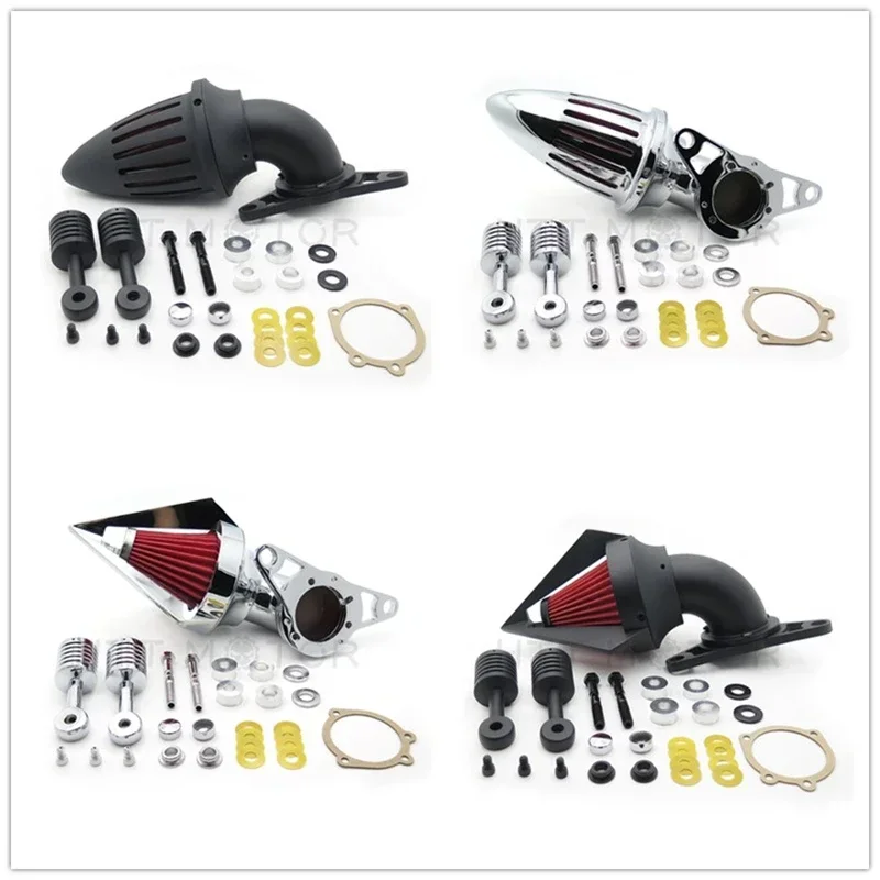 

Motorcycle Parts Bullet Air Cleaner Filter Chrome For Harley 2001-2009 Softail Fat Boy,Dyna Street Bob/Wide Glide/Super Glide