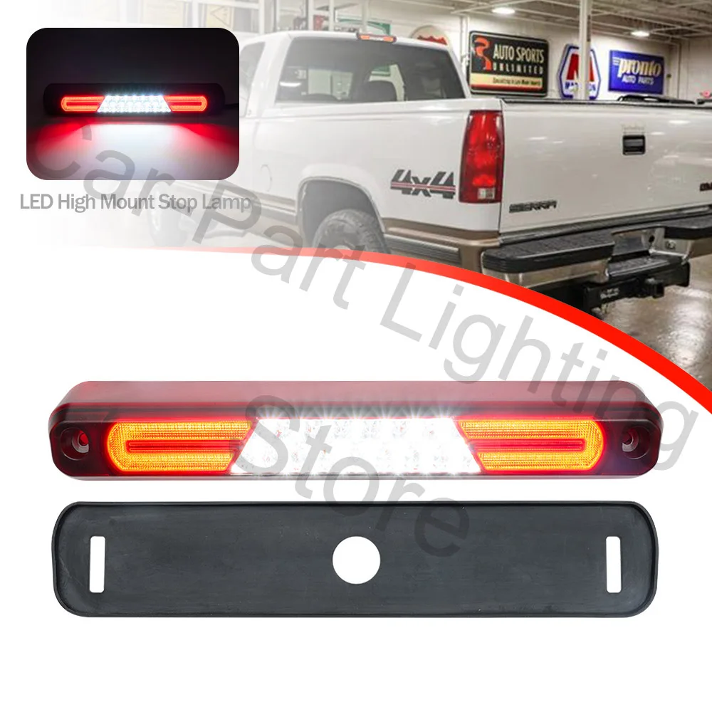 1Pc LED 3rd Stop High Mount Third Brake Light Tail Warning Lamp For Chevrolet GMC Sierra C1500 C2500 C3500 1994 1995 1996-2000