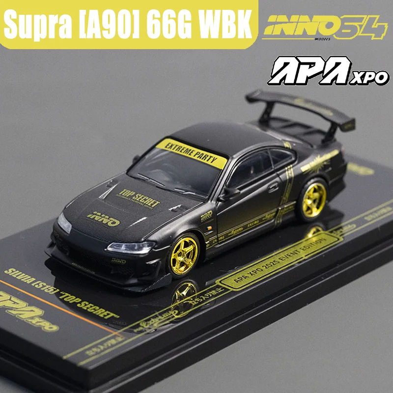 INNO 1/64 S15 TOP SECRET APAxpo Alloy Motor Vehicle Toy Die-casting Metal Model Collection Boy Gifts