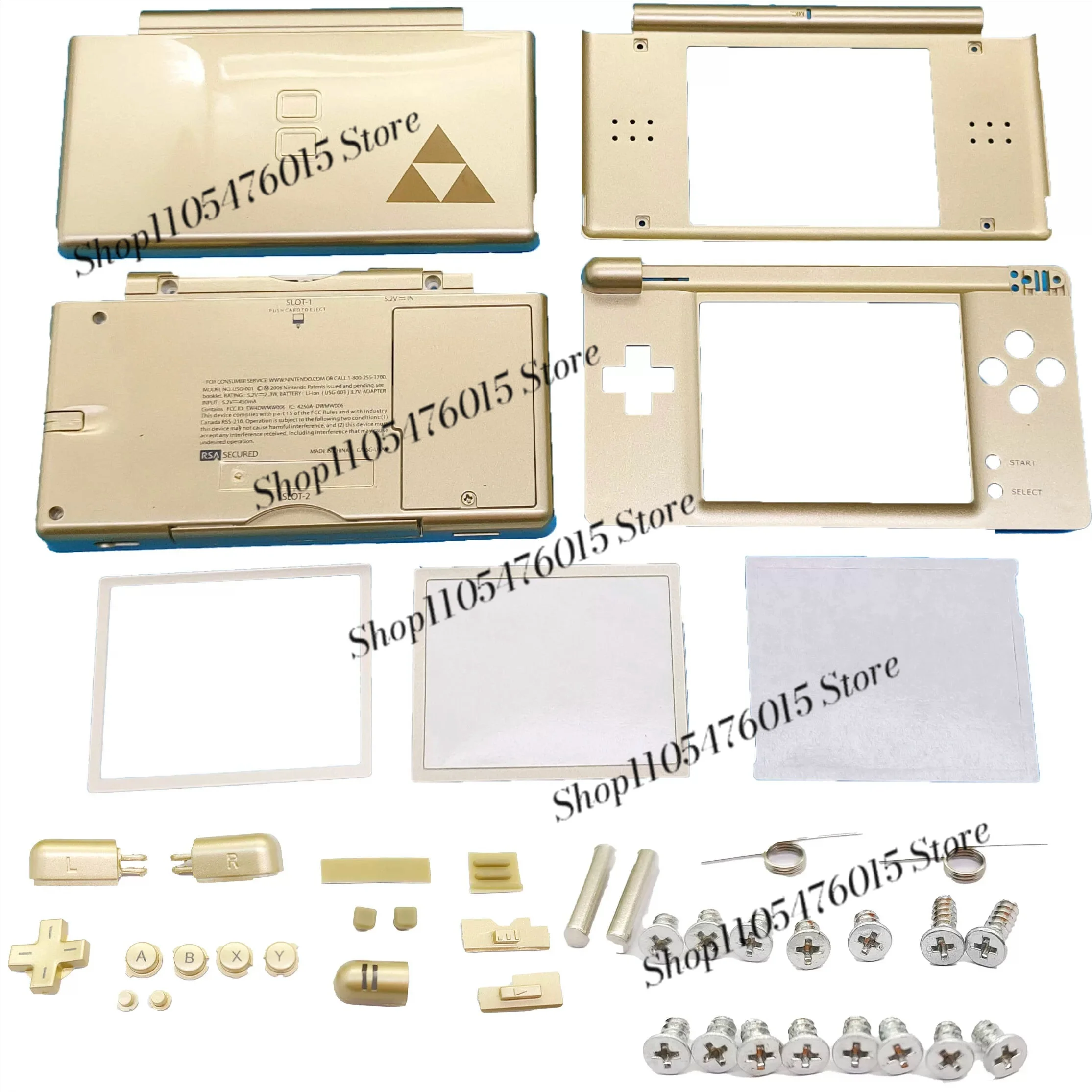 

Full Housing Shell Case For Nintendo DS Lite NDSL Replacement Cover With Full Set Buttons Kit