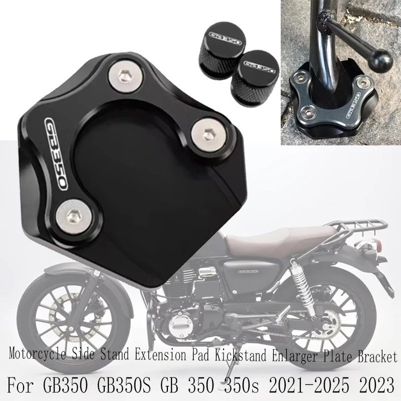 2026 hot sale For Honda GB350 GB350S 2021-2025 2023 Motorcycle Side Stand Extension Pad Kickstand Enlarger Plate Bracket