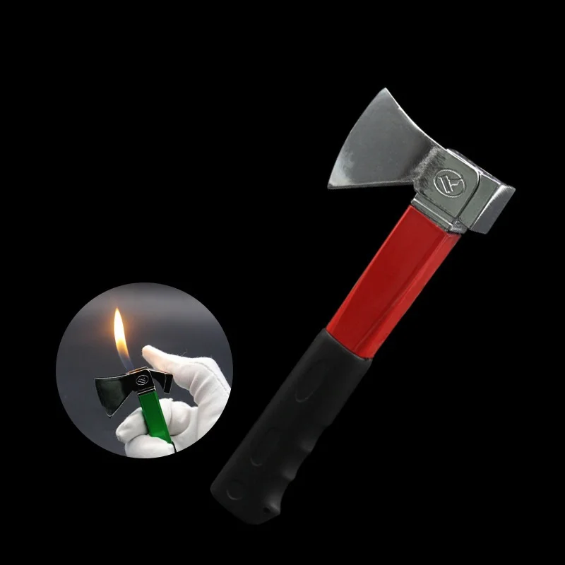 

Metal Creative Pliers Open Flame Lighter Portable Fun Refillable Butane Gas Unusual Lighter for Men's Gift Cigarette Accessories