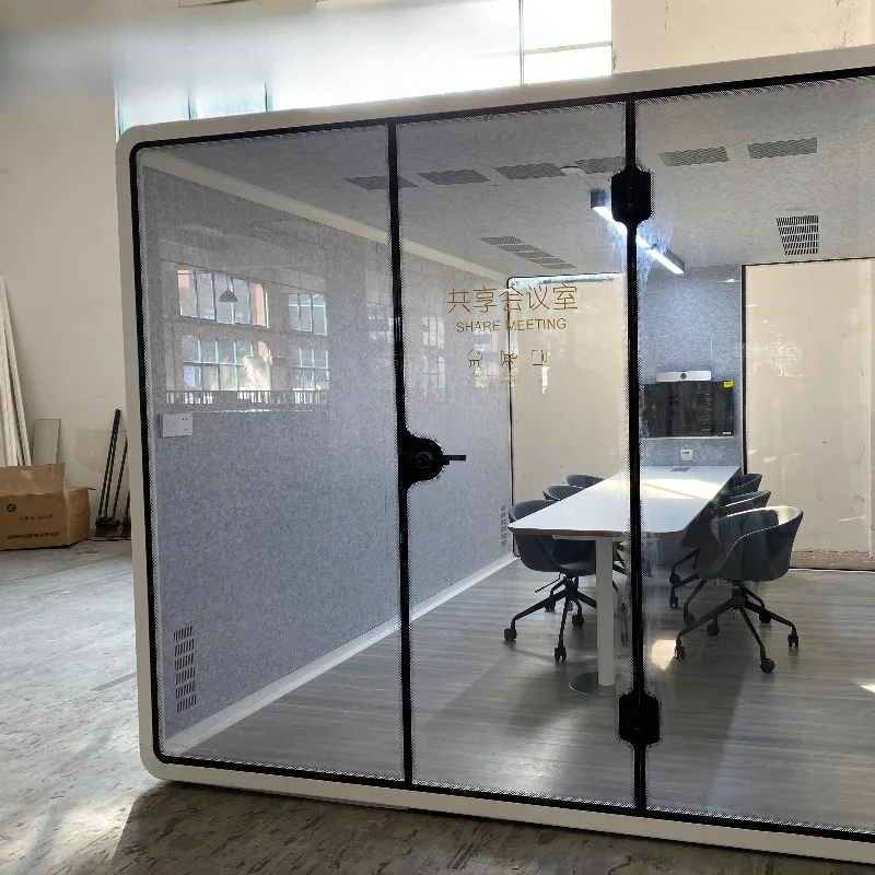 Custom Soundproof Office Pod Acoustic Work Booth Private Office Cabin for Home Office Meeting Room Noise Reduction Space