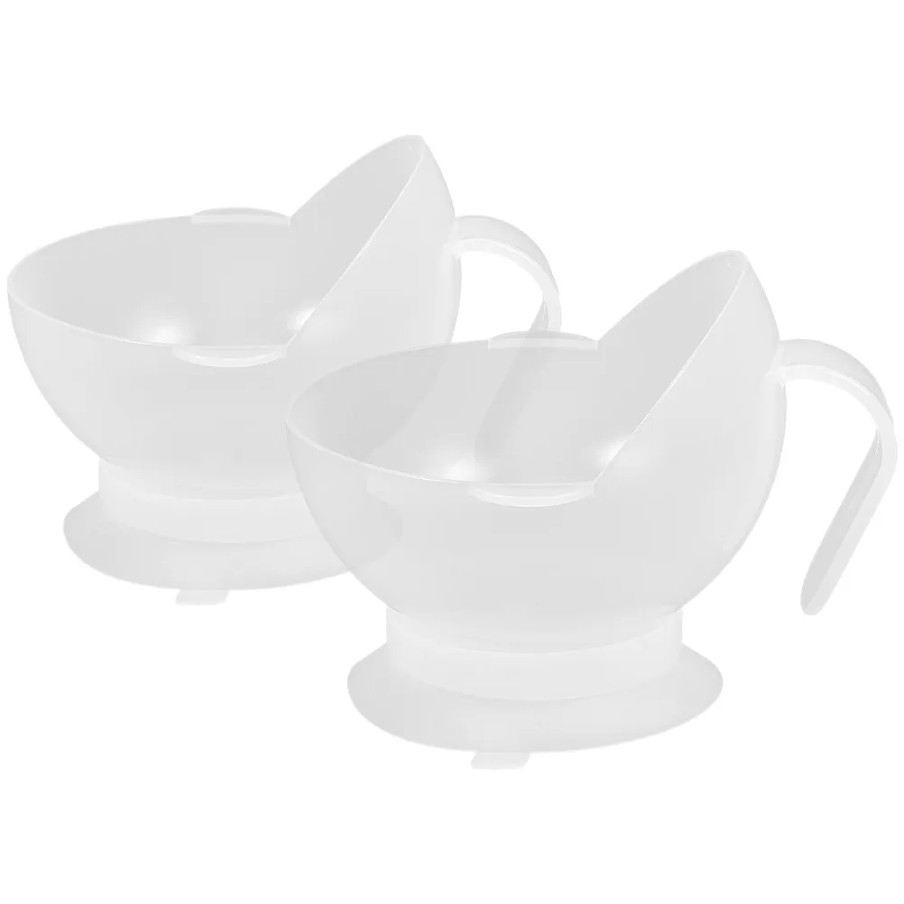 

Набор из 2 силиконовых противоскользящих мисок на присосках для пожилых и людей с ограниченными возможностями, для обеденного стола