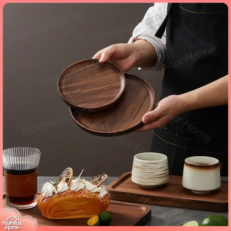 North American Black Walnut Steak Board Solid Wood Western Food Serving Platter High End Pizza Cutting Board Bread Fruit