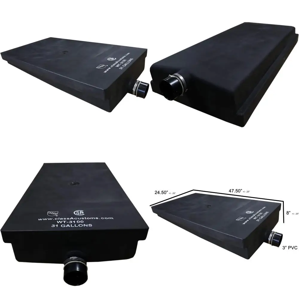 31 Gallon RV Waste Black Water Storage Tank WT-3100