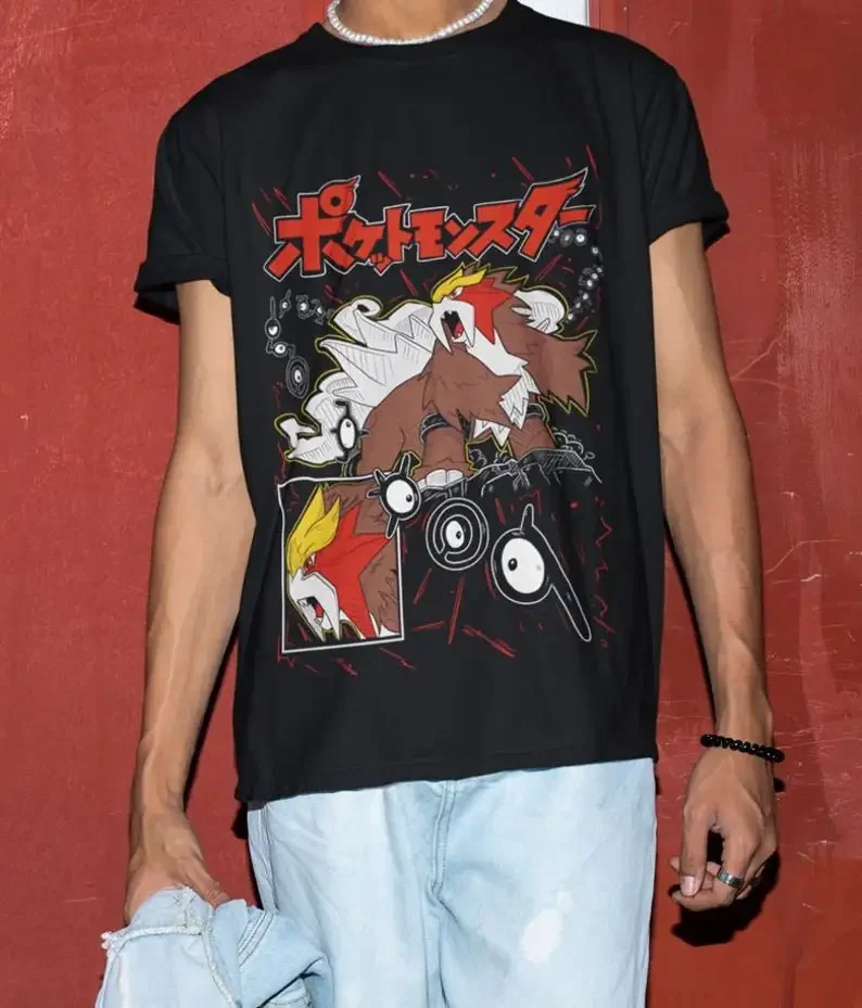 Anime Vintage Tee - Manga Graphic, Lovers' Choice, Unique Japanese Anime