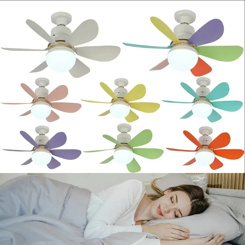 

E27 LED 40W Ceiling Fan Light for Home Use with Remote Control Dimming Function Suitable for Living Room Study Bedroom