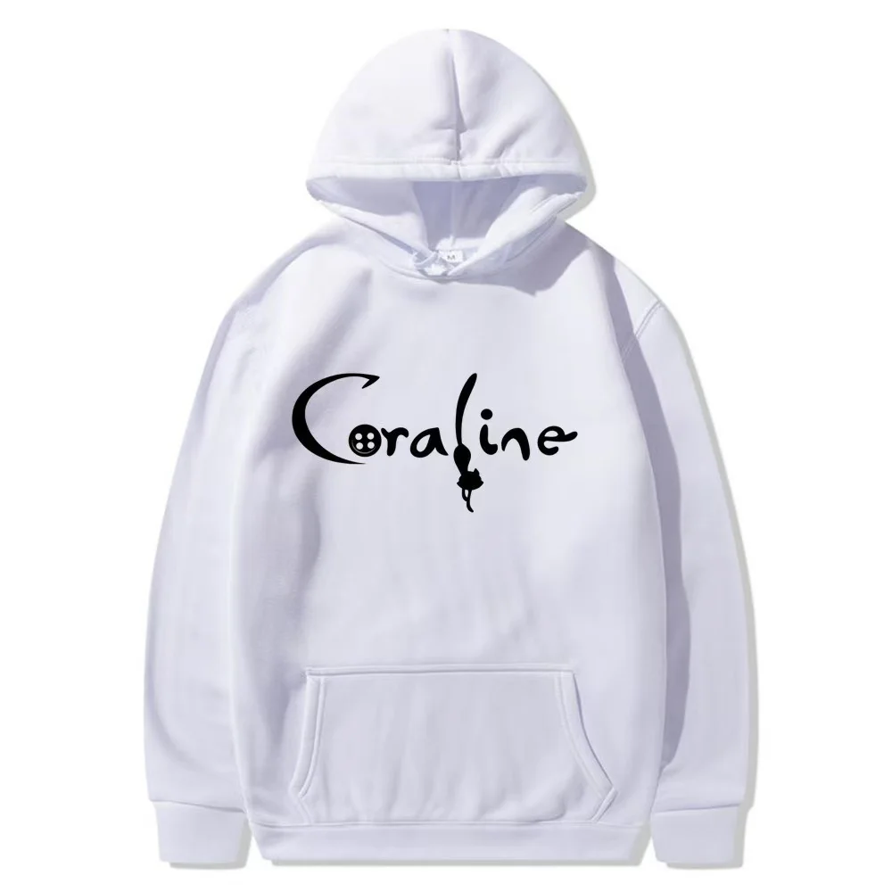 

Cartoon Coraline Printed Hoodies Men's and ladies' Hoodies