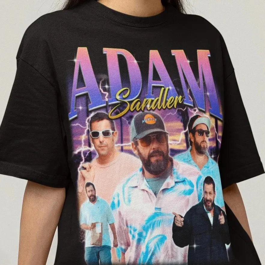 

Adam Sandler T-shirt - Sandler Related Merchandise, Comedy Actor T-shirt, Funny Movie T-shirt, Vintage TV Show T-shirt
