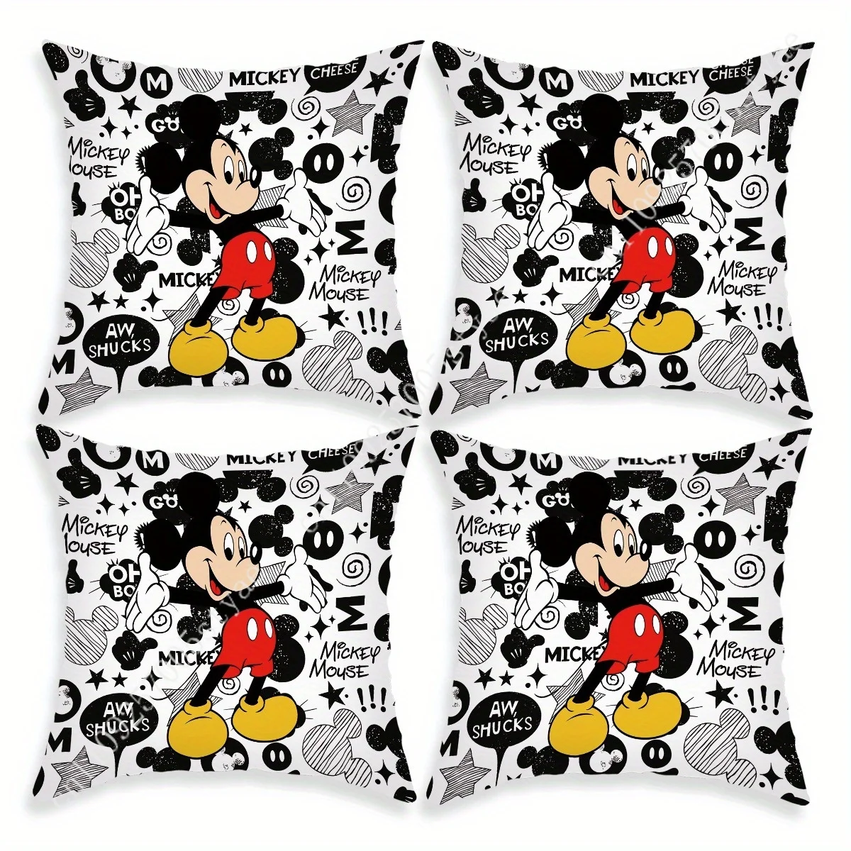 

Mickey Mouse Pillowcase Disney Cartoon Pillow case Soft Sofa Decoration Child Holiday Party Boy Girl Gifts Custom Pillow Cover