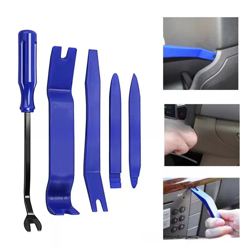 

1/19pc Car Hand Tool Set Car Disassembly Kit Stereo Repair DVD Repair Tool Dashboard Removal Tool Interior Plastic Trim Panel