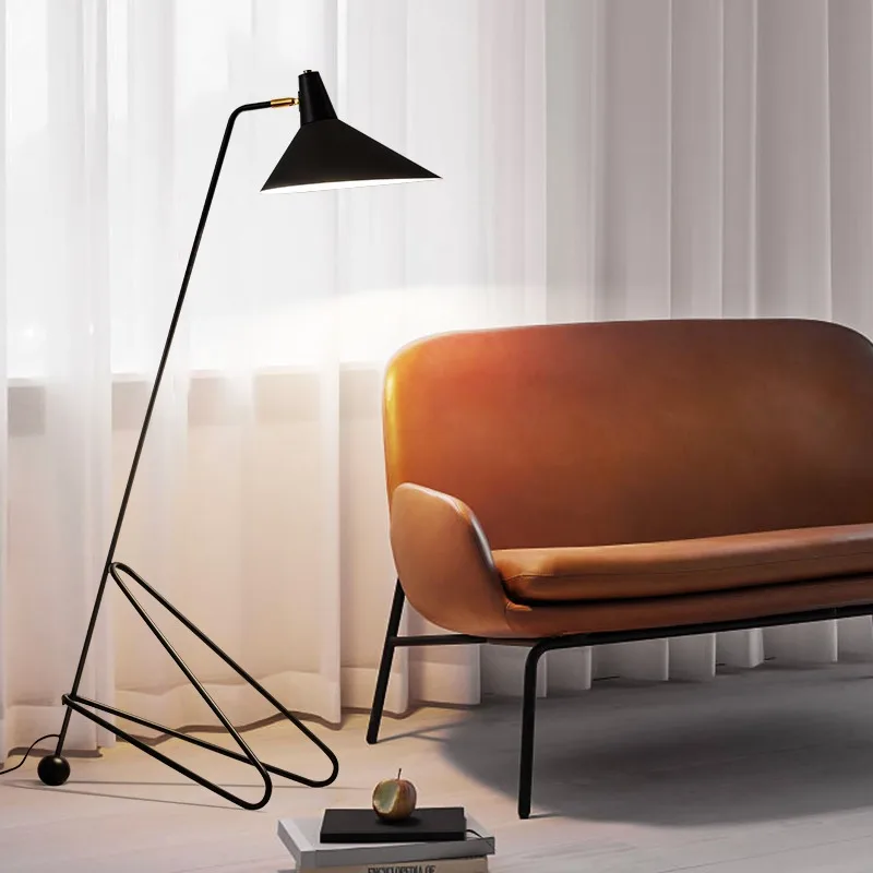 Lampadaire Badavec trépied, lampe de table et de bureau