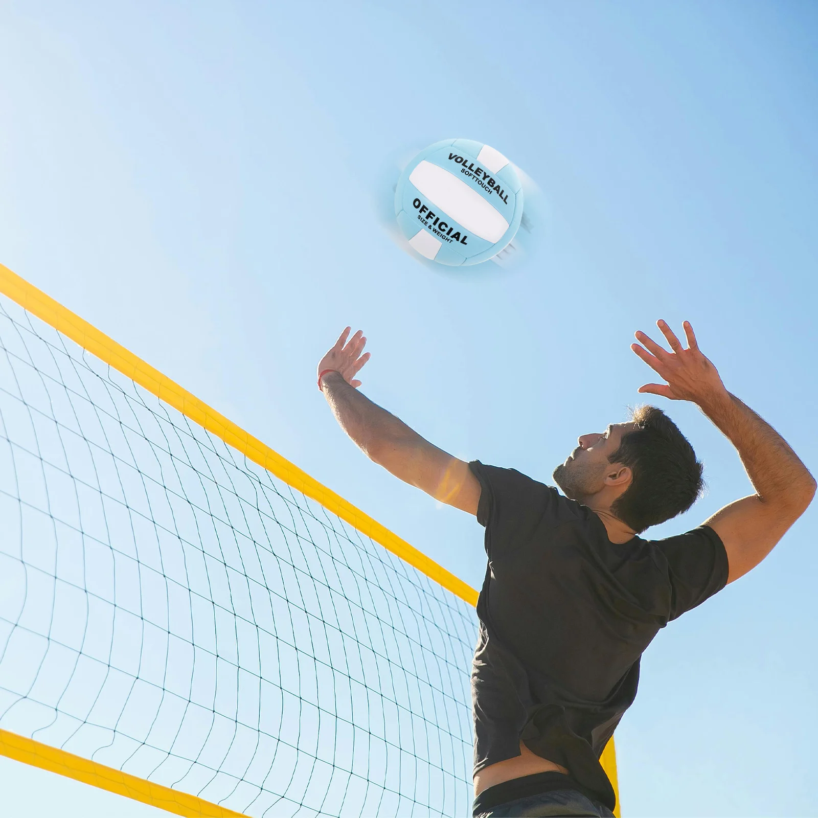 

Volleyball Size 5 Pu Soft Anti Burst Indoor Outdoor Training For Kids Boys Girls Adults Youth Sports Practice