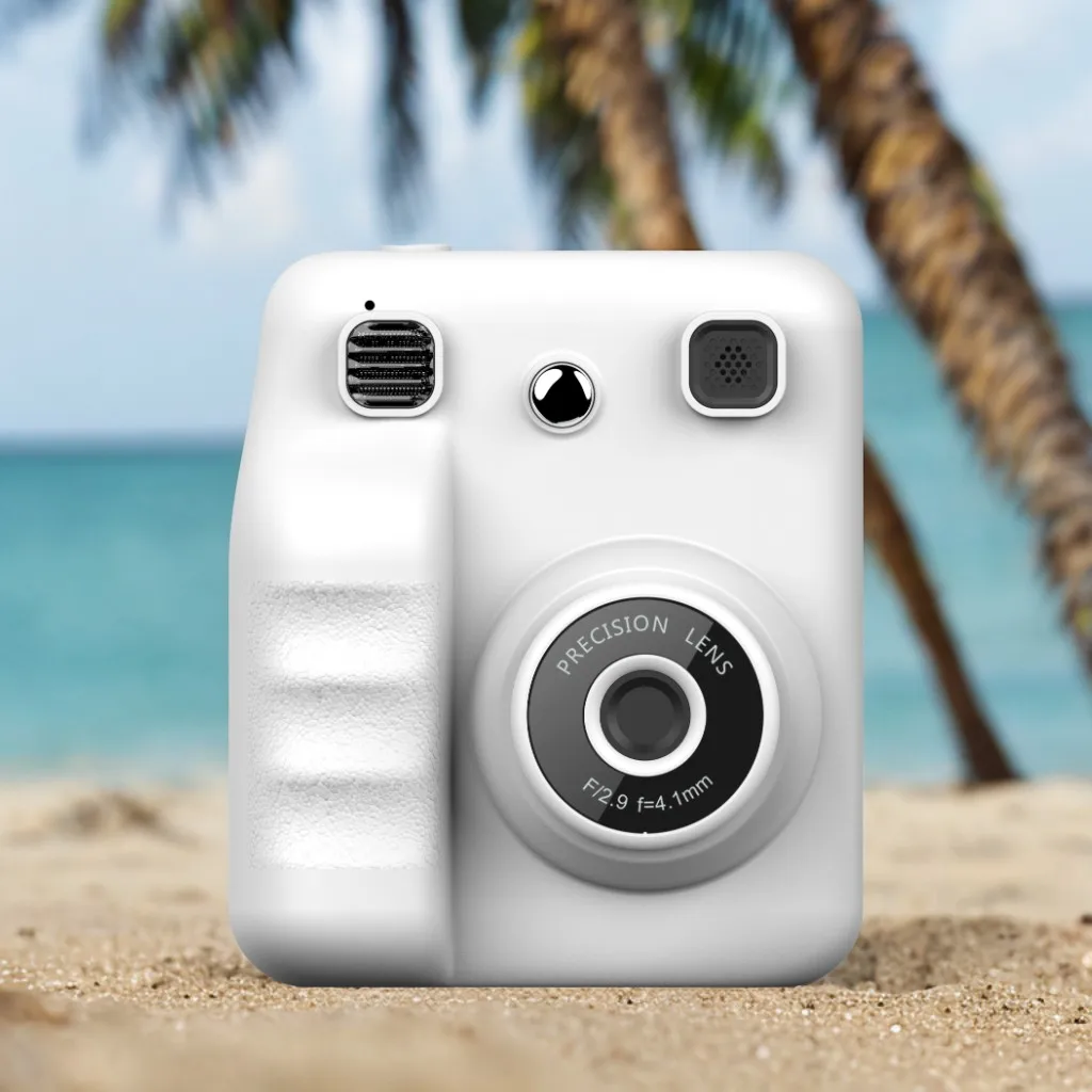 

Mini Kids Thermal Print Camera 1080P HD 2.4 inch Screen Instant Print Thermal Photo Paper HD Retro Kids Camera
