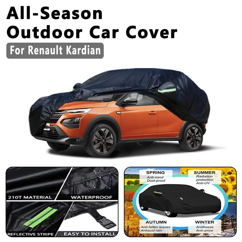 

Car Cover for Renault Kardian- Outdoor Full Protection, Waterproof Dustproof Heat-Resistant, All-Season Use Exterior Accessories