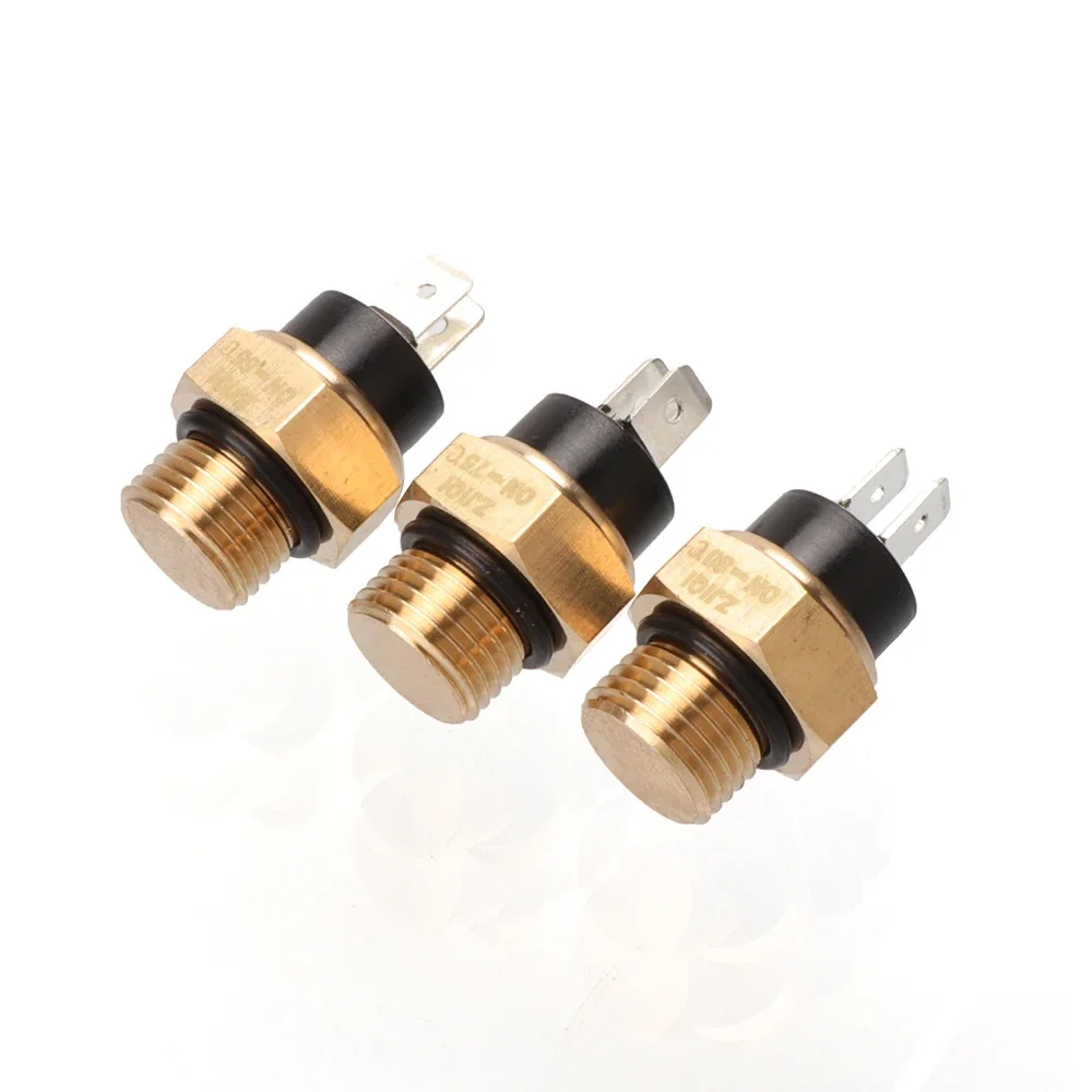 

65/75/80℃ M16 Electric Radiator Coolant Fan Universal Motorcycle Calorstat Radiator Fan Temperature Sensor Switch Motorcycles