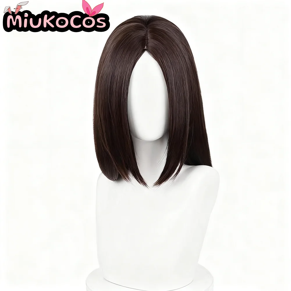 متوفر في المخزون شعر مستعار إرين ييغر التأثيري MiukoCosplay أنيمي هجوم على تيتان كوسبلاي