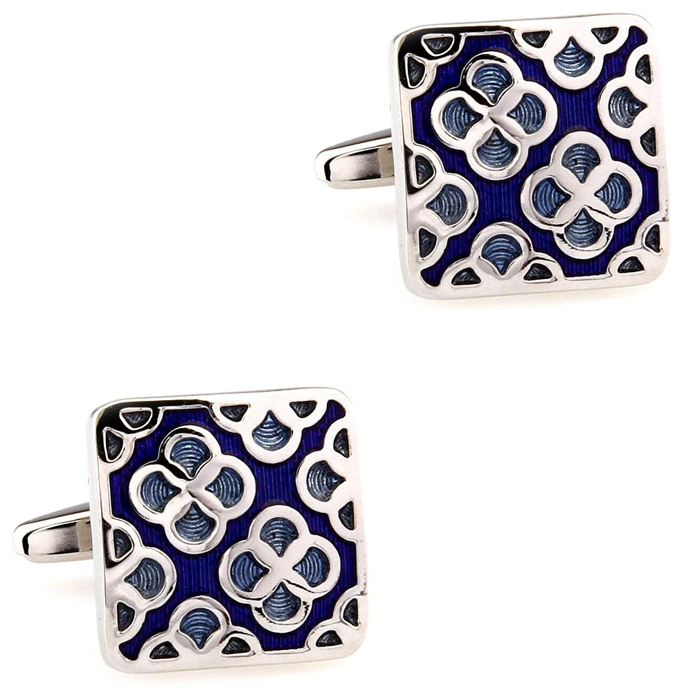 

4 Styles TZG Designer Cufflinks Men Cuff Links Knot 1 Pair Accessories